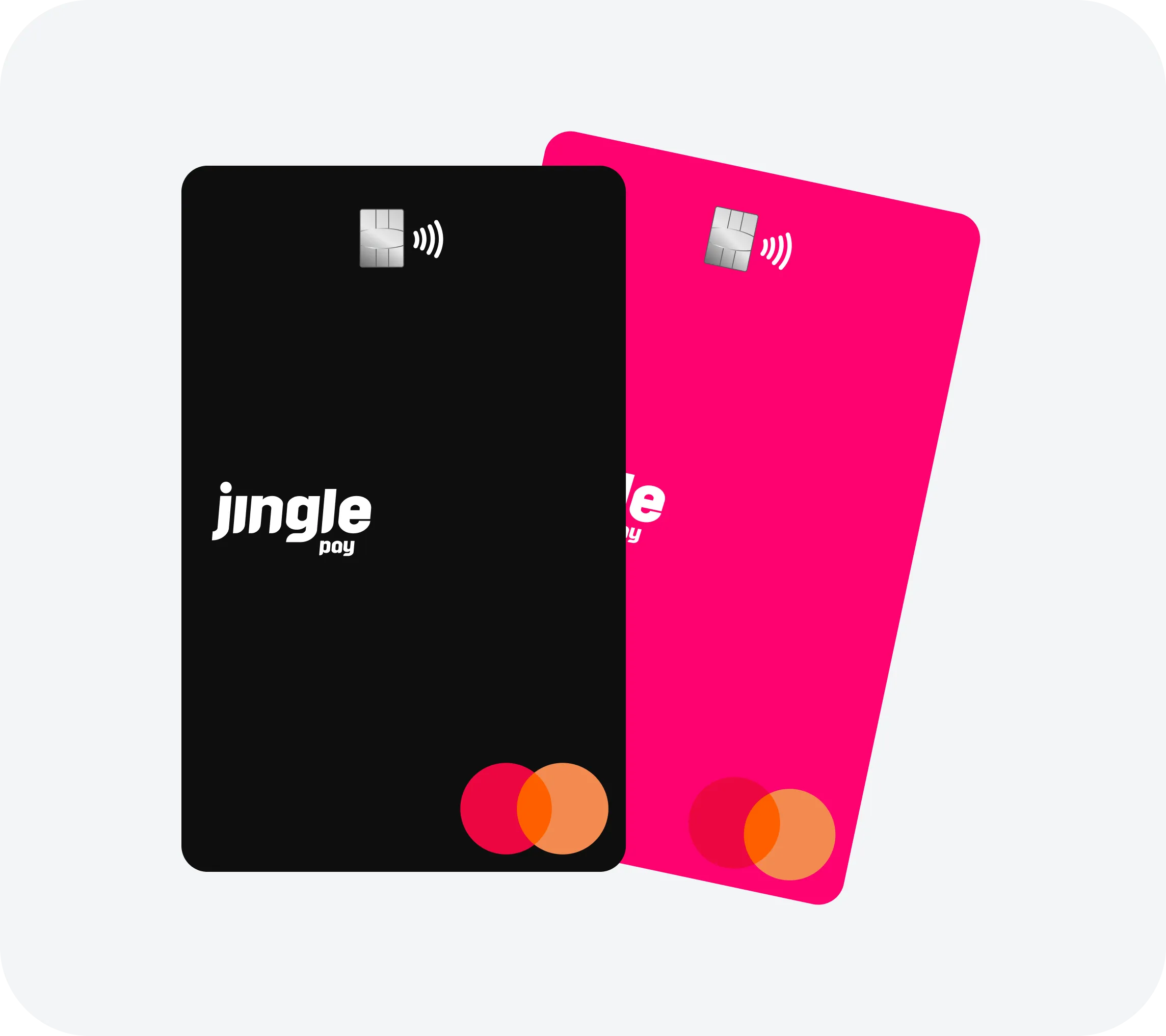 Happy woman sending money with Jingle Pay